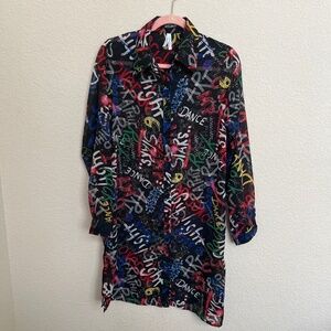 Live 4 Truth Graffiti Print Shirt Size Small